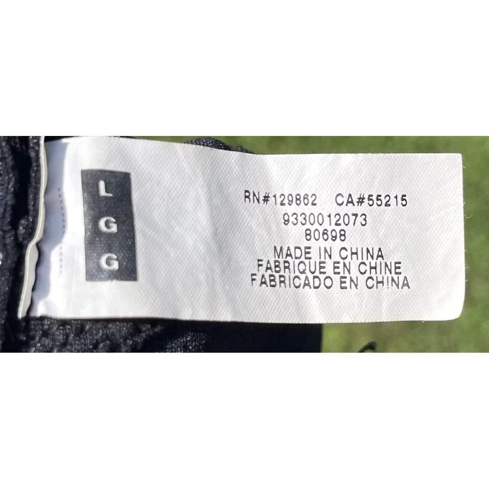 Nike Running Gloves Mens Large Black‎ Dri-FIT Full Finger Training Grip Warm